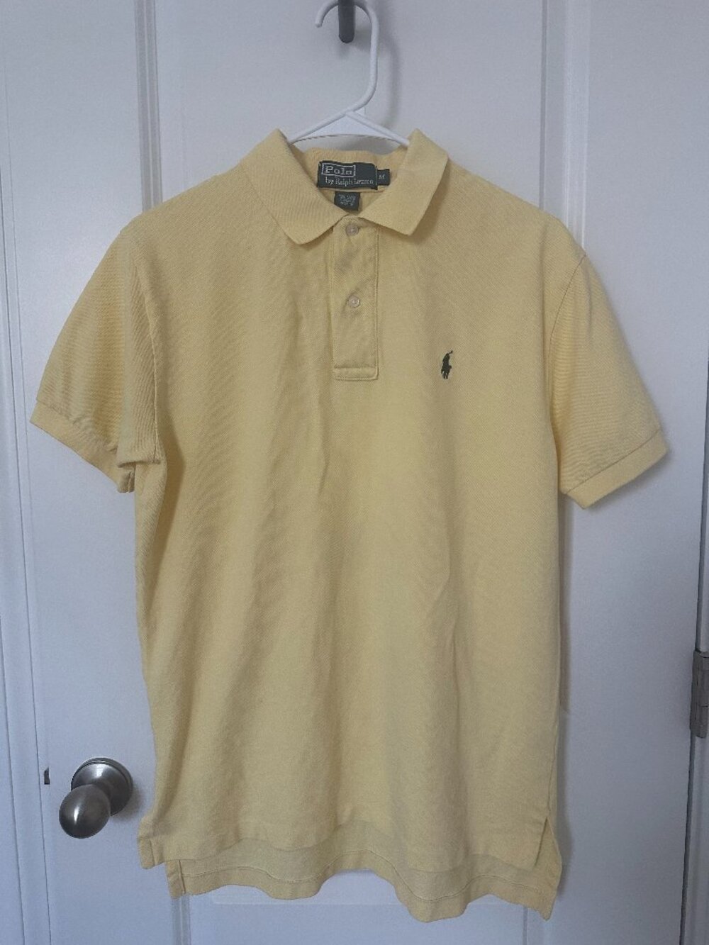 Men's Medium Polo by Ralph Lauren Yellow Polo Shirt